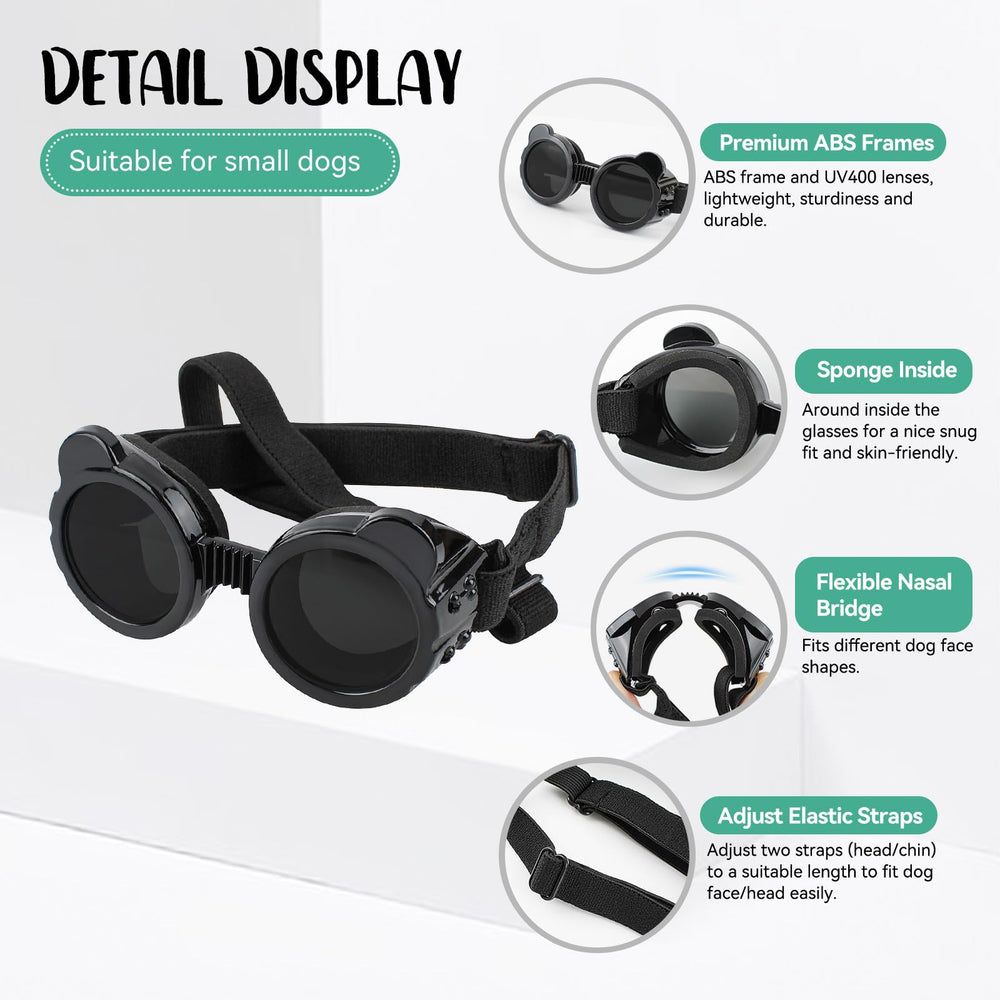 LESYPET UV-protection lenses shield eyes during sunny outdoor moments.