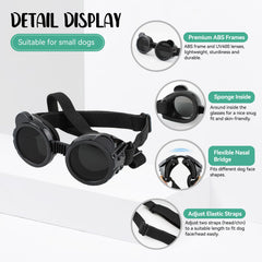 LESYPET UV-protection lenses shield eyes during sunny outdoor moments.