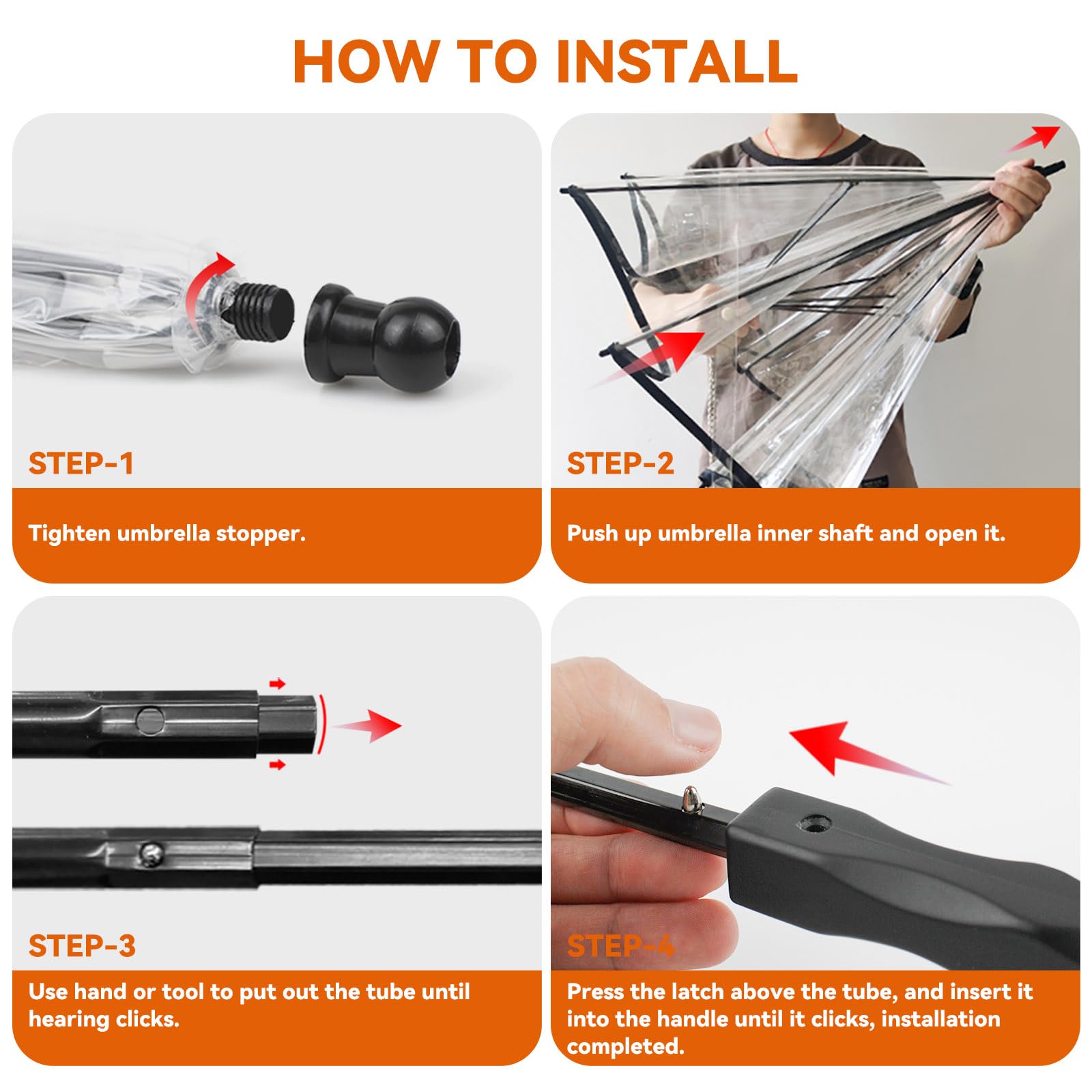 LESYPET dog-umbrella-leash-extension enables safe distances from traffic and road spray