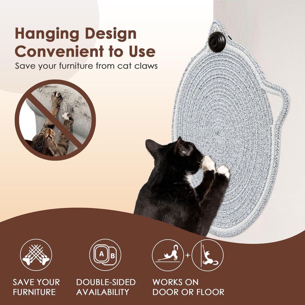 Letalong cat-scratcher-mat-durable-weave offers easy cleaning and consistent performance.