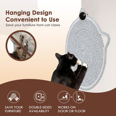 Letalong cat-scratcher-mat-durable-weave offers easy cleaning and consistent performance.
