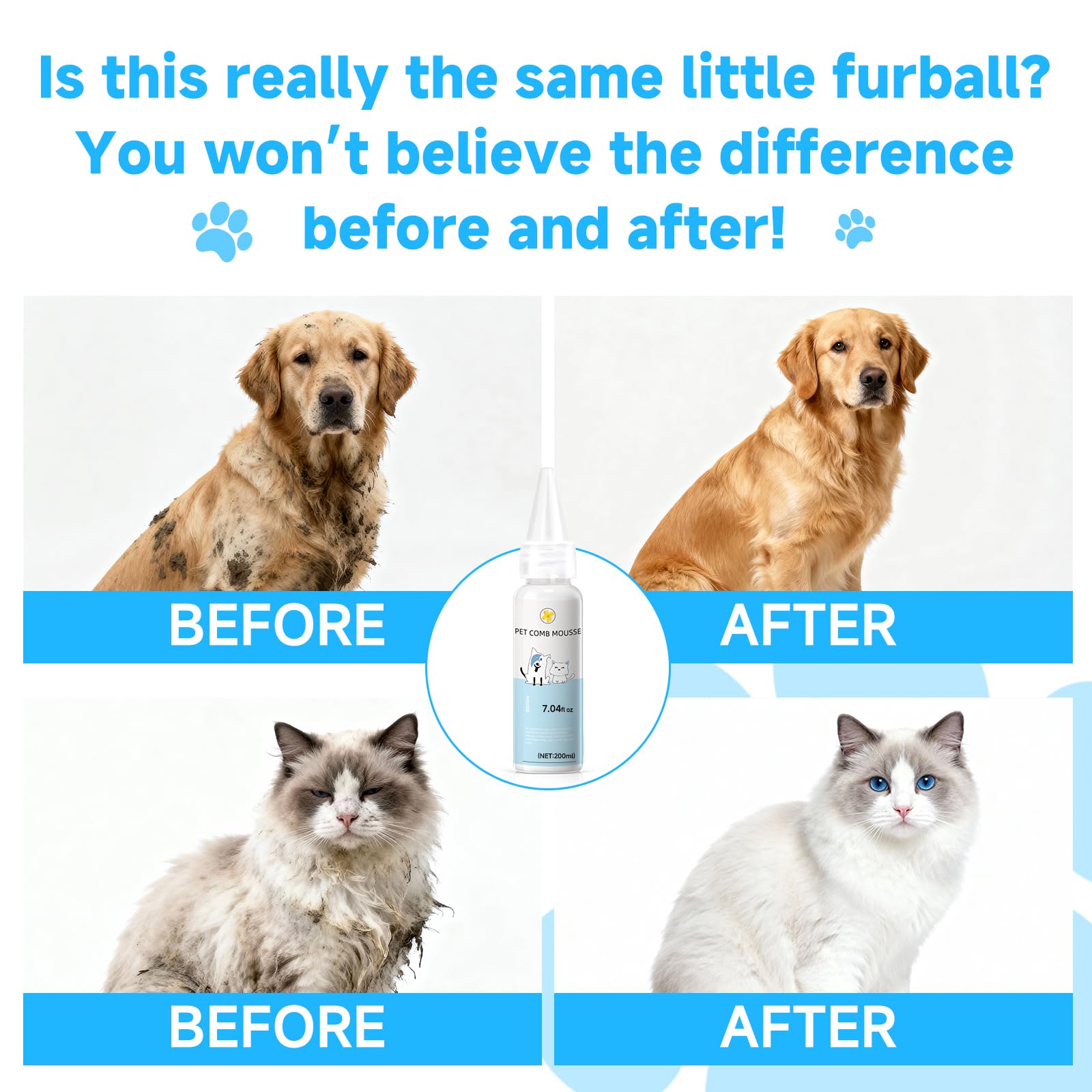 LetsFeed dilution measure bottle shows 1:10 dilution for safe grooming prep.