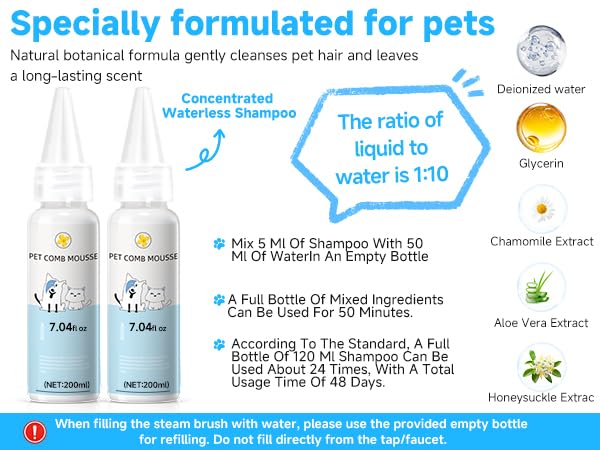 LetsFeed leave-in serum for dogs and cats detangles and adds shine.