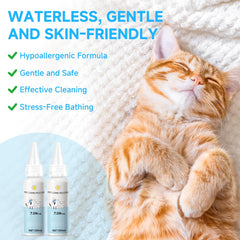 LetsFeed self-cleaning pet comb removes fur and reduces tangles during grooming.