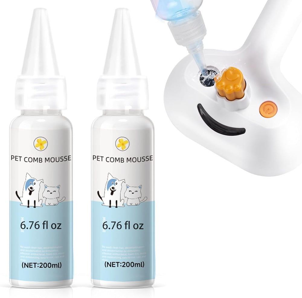 LetsFeed waterless shampoo bottle refill for quick coat cleansing and conditioning.