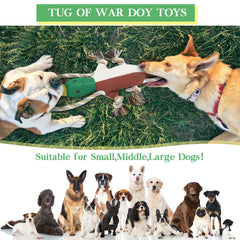 Letsmeet duck dog toy for tug-of-war, strengthening bond during shared sessions.