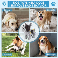 Letsmeet diseño animal en peluche, ideal para morder y mantener al perro entretenido.