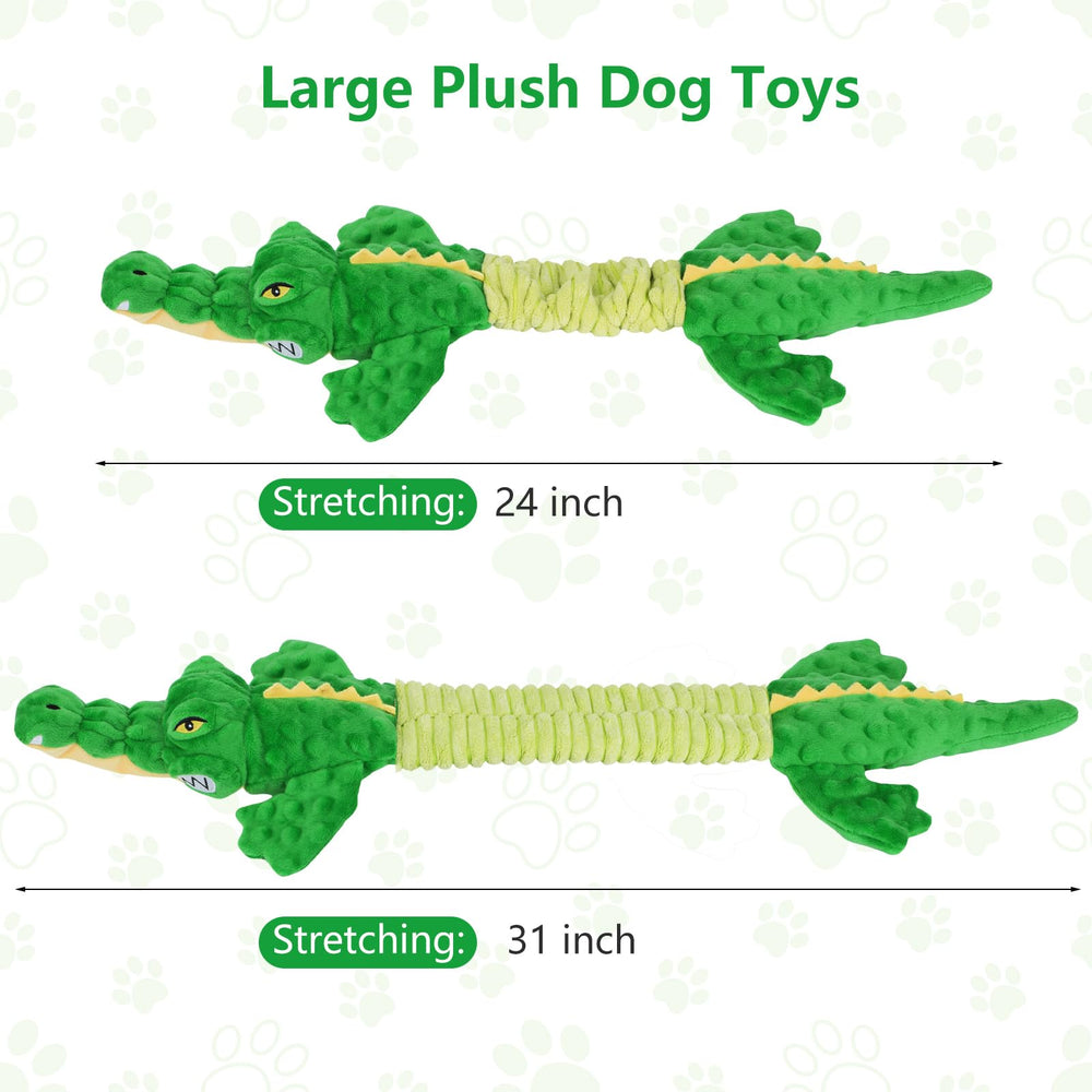 Letsmeet plush-dog-toy-durable-material close-up highlights sturdy stitching for lasting chew