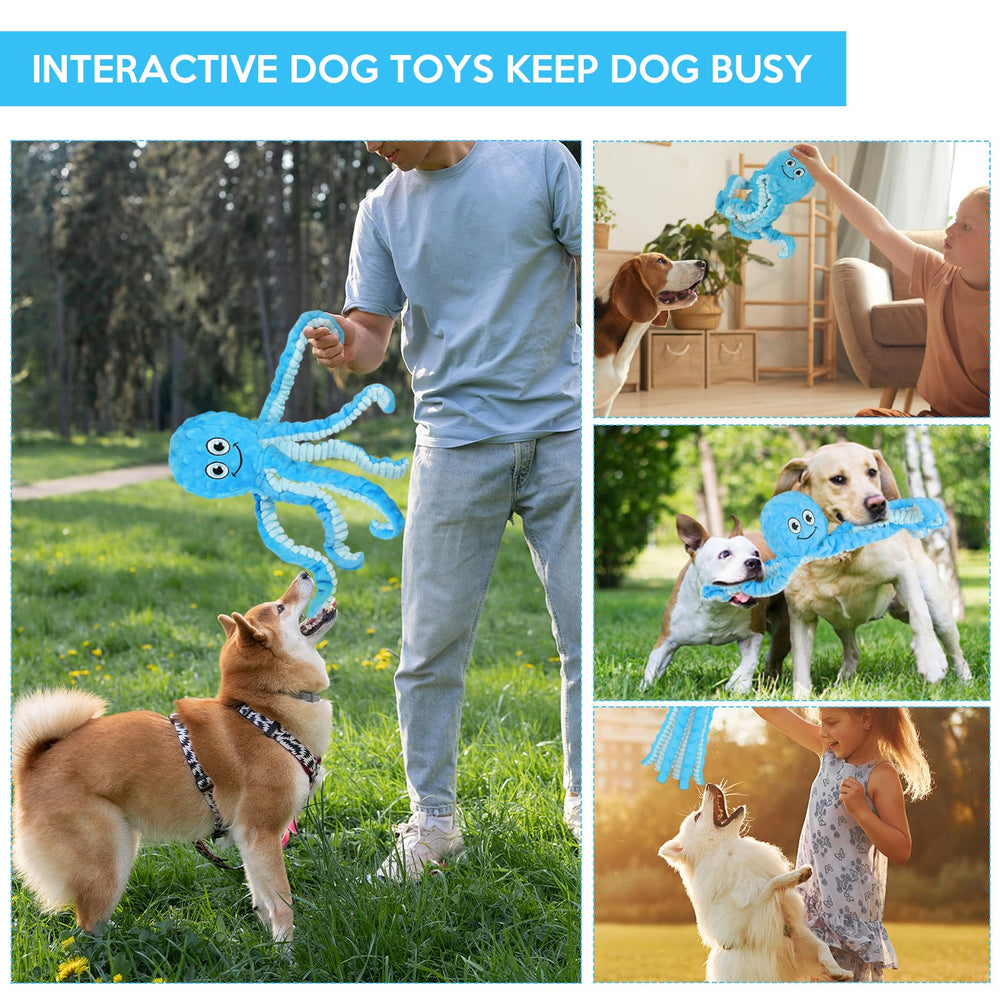 Letsmeet plush octopus puppy toy for joyful play and bonding moments.