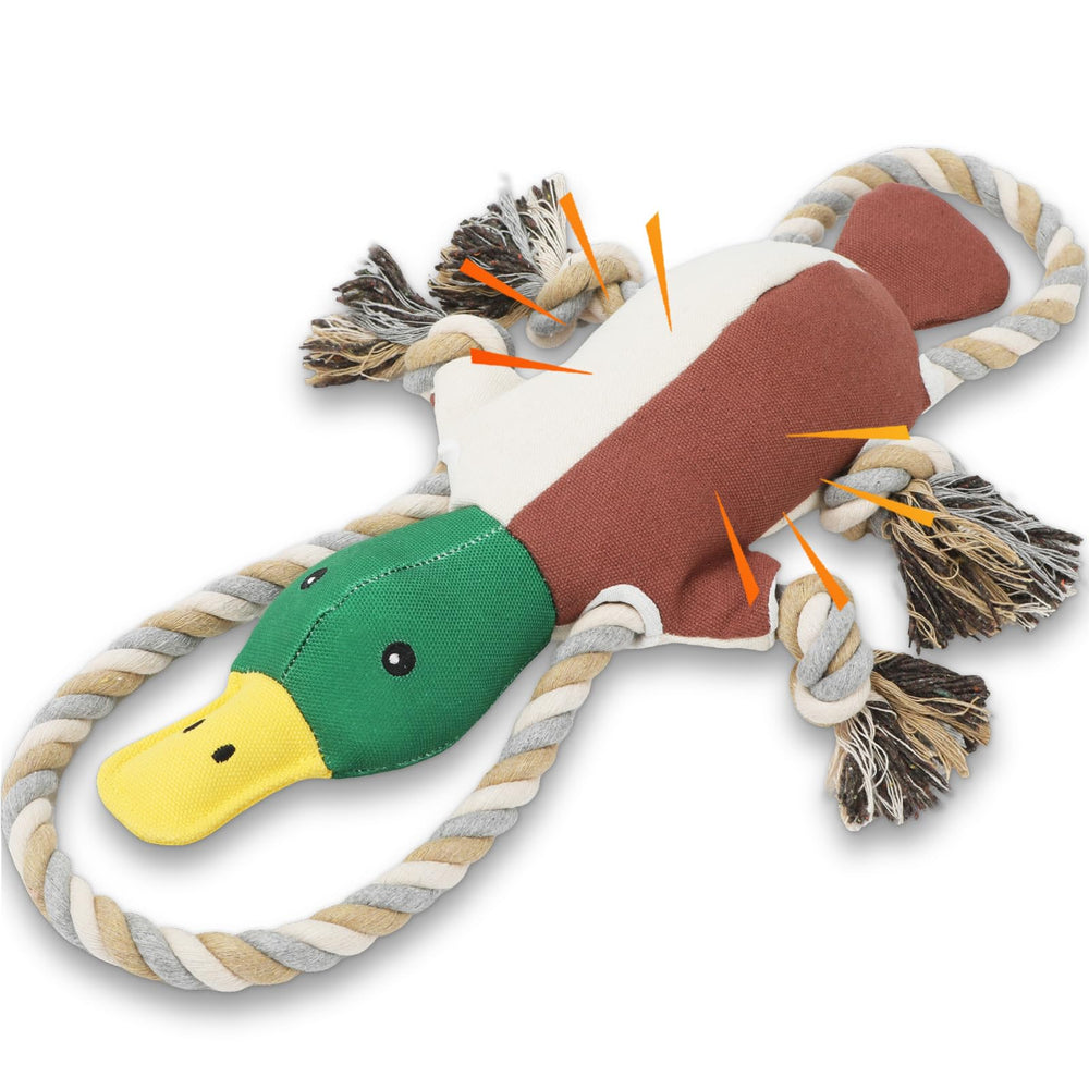 Letsmeet upgraded duck toy with crinkle tail for immersive sensory play.