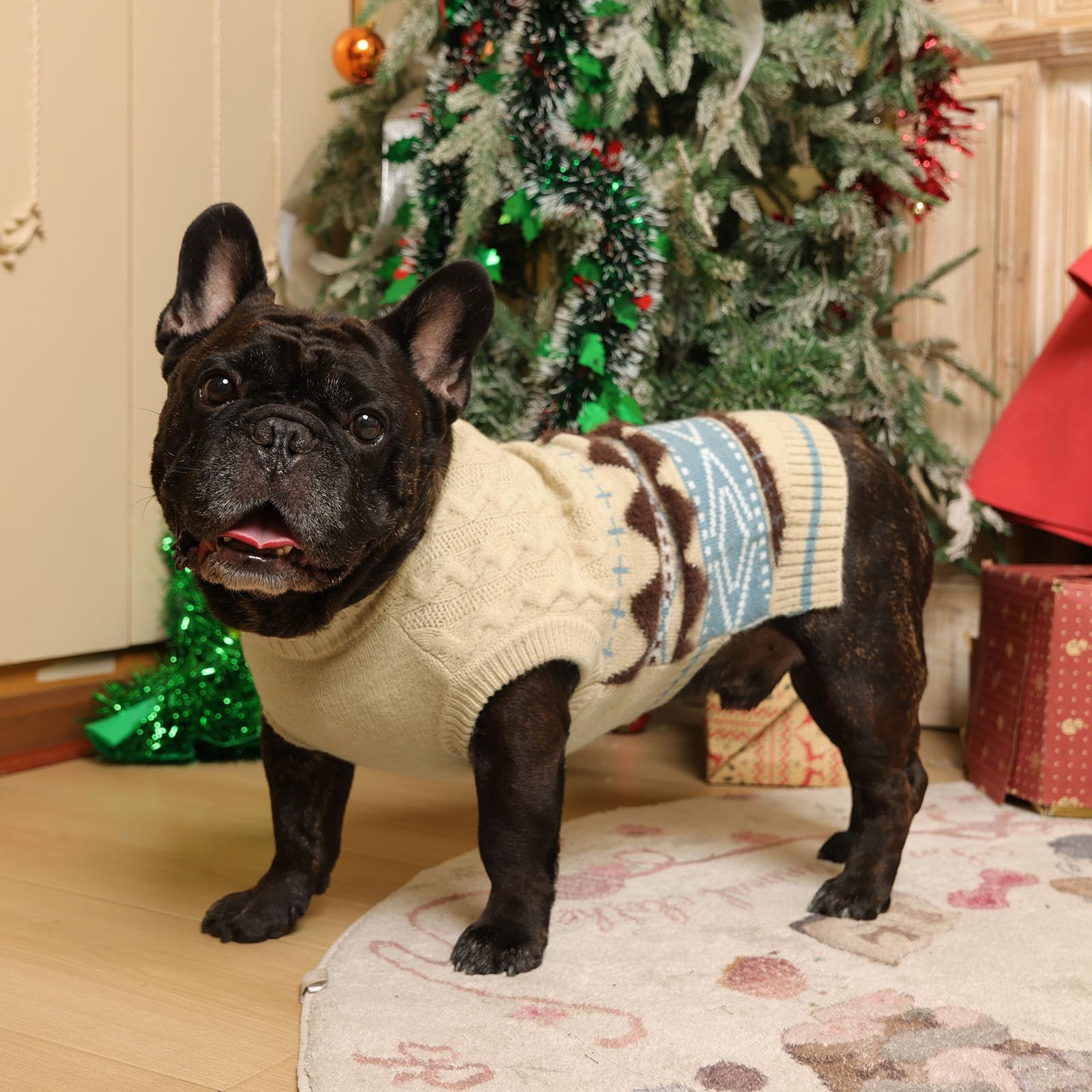 LETSQK machine-washable dog sweater ready for daily adventures