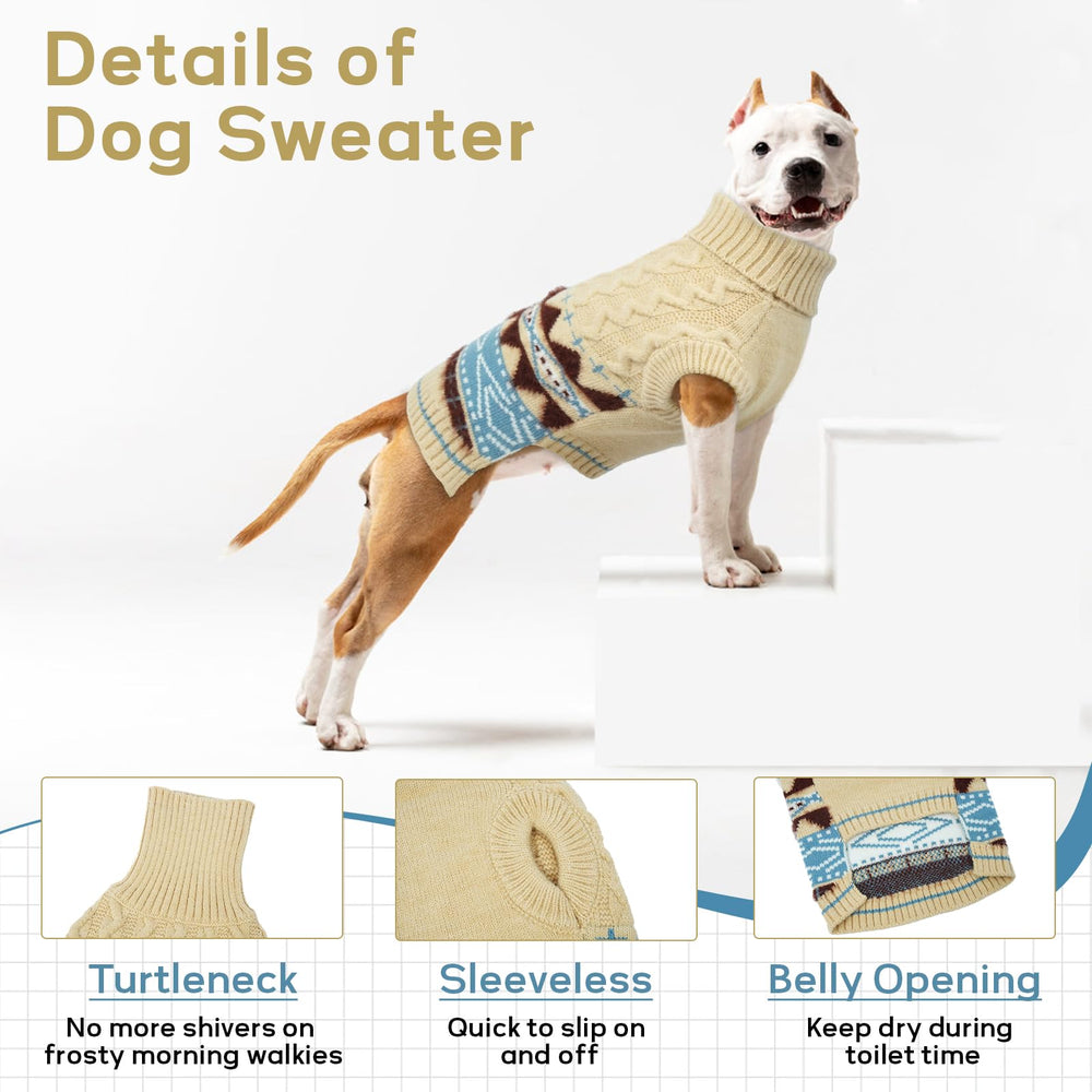 LETSQK sleeveless pullover dog sweater for effortless dressing