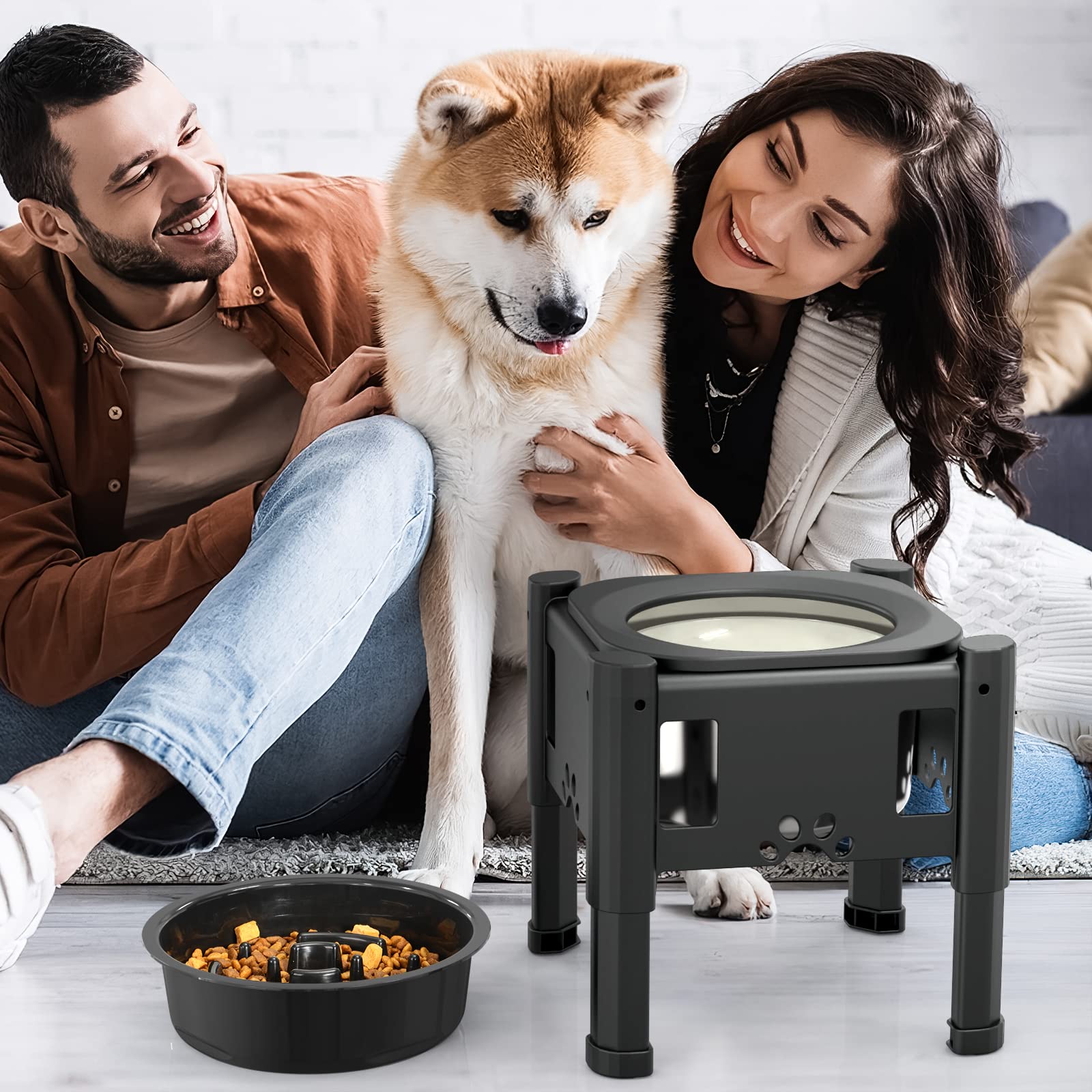 Lewondr easy-clean dog water bowl highlights durable, reusable components