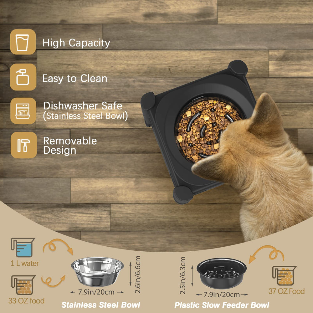 Lewondr stainless steel bowl is rust-resistant and easy to clean.