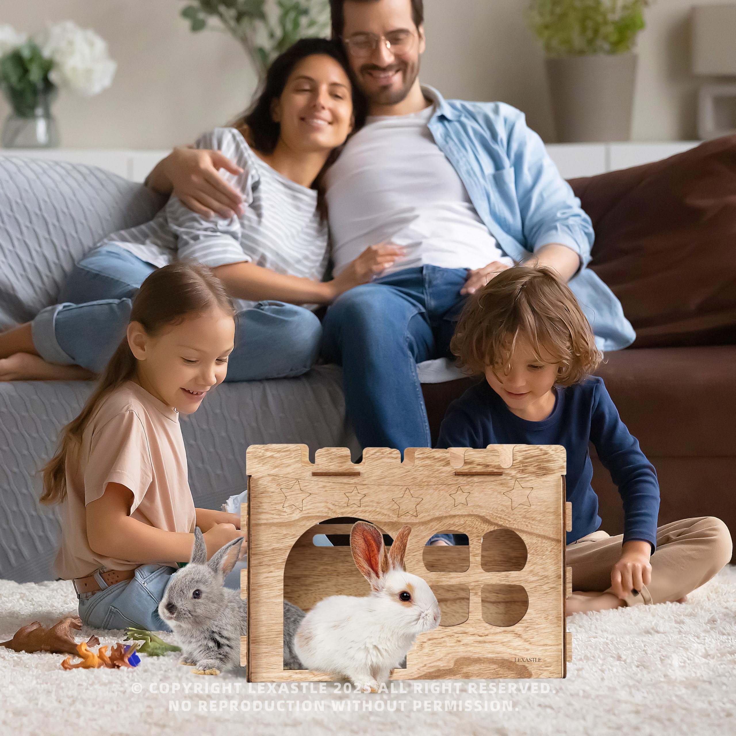 LEXASTLE Adorable design blends with home decor and invites retreat