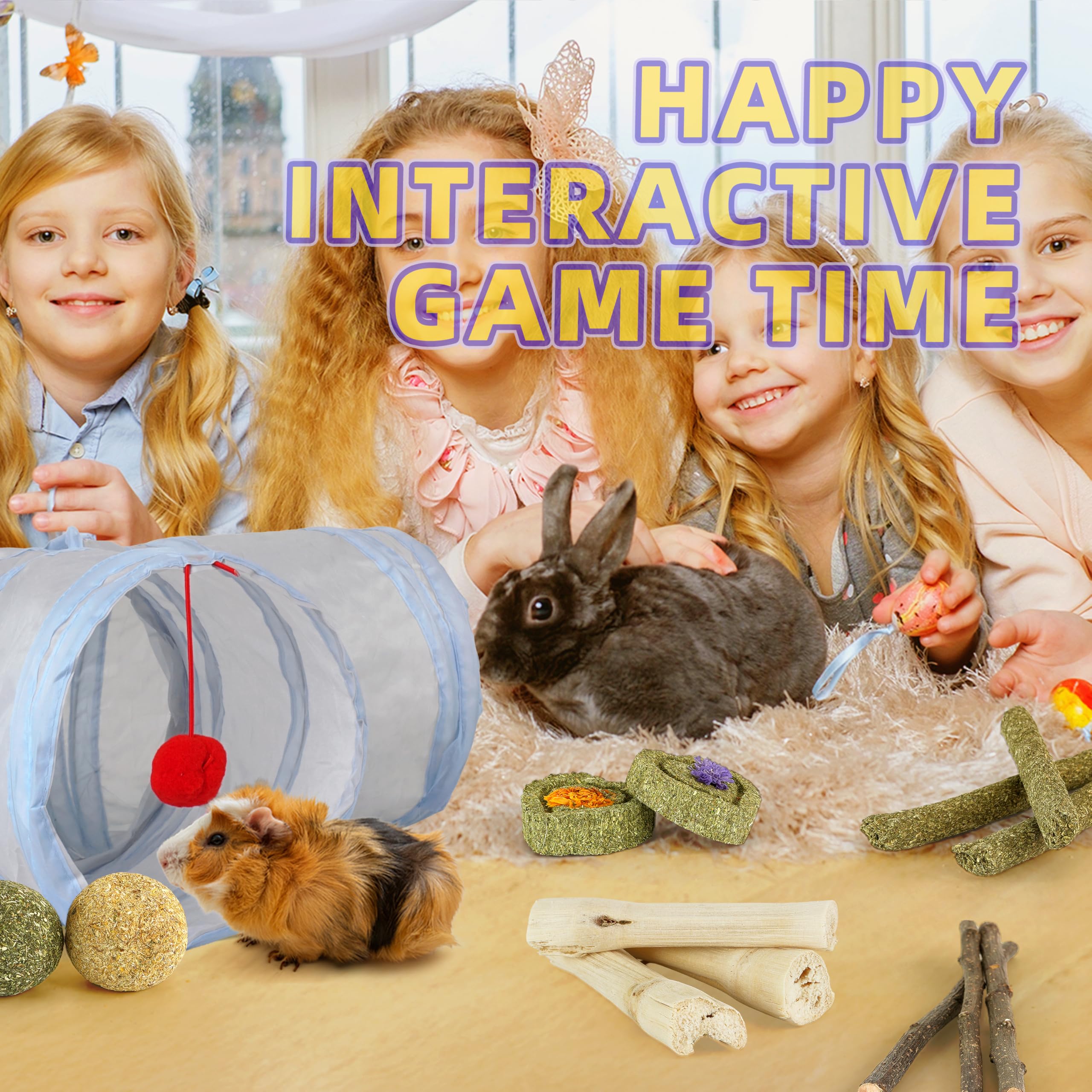 LEXASTLE tunnel emits crinkle sounds to encourage interactive play.
