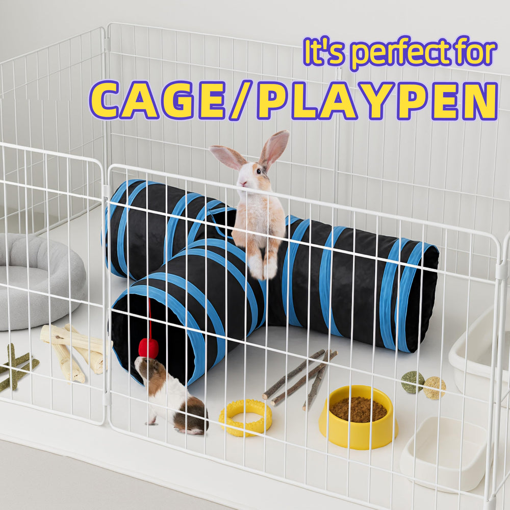 LEXASTLE Collapsible Tunnel folded flat for storage or travel