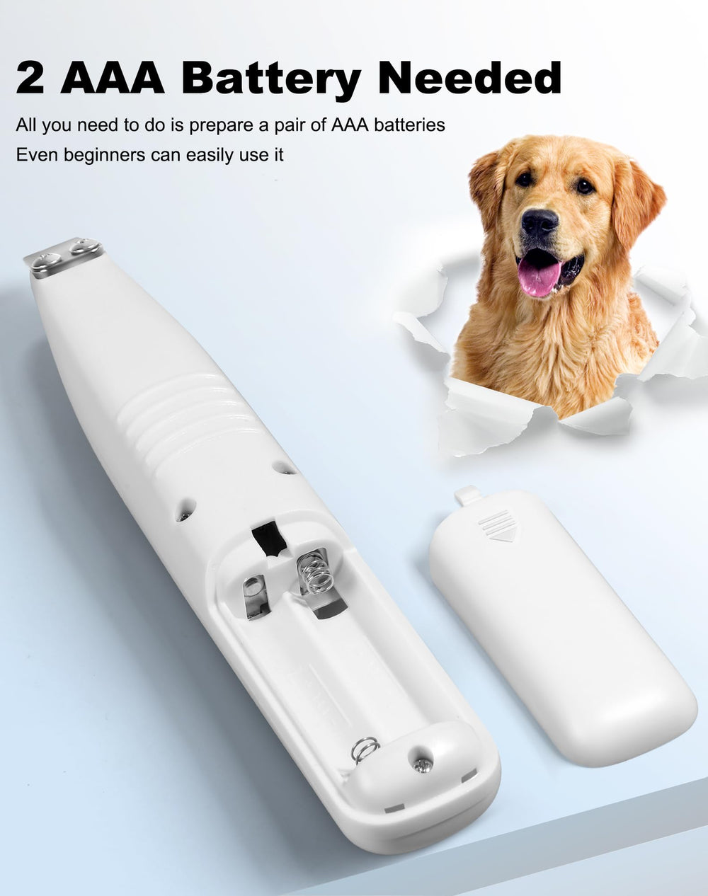 lexflext dog grooming clippers easy-clean kit with brush and oil