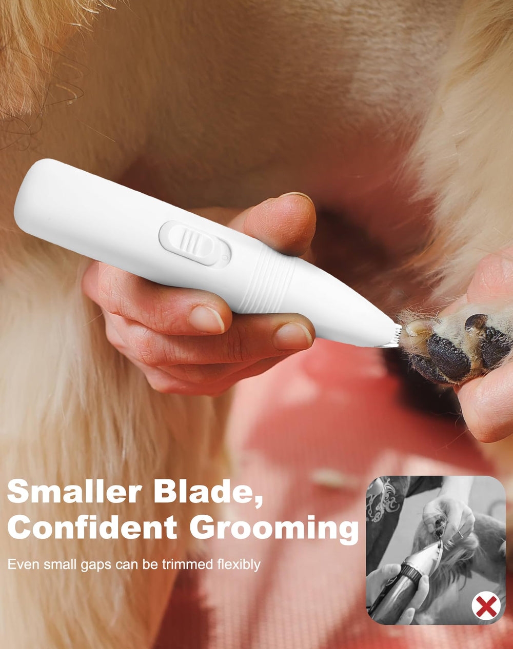 lexflext dog grooming clippers high-precision motor close-up