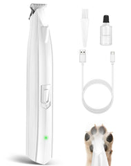 lexflext dog paw trimmer with LED light for precise paw hair trimming in dim spots