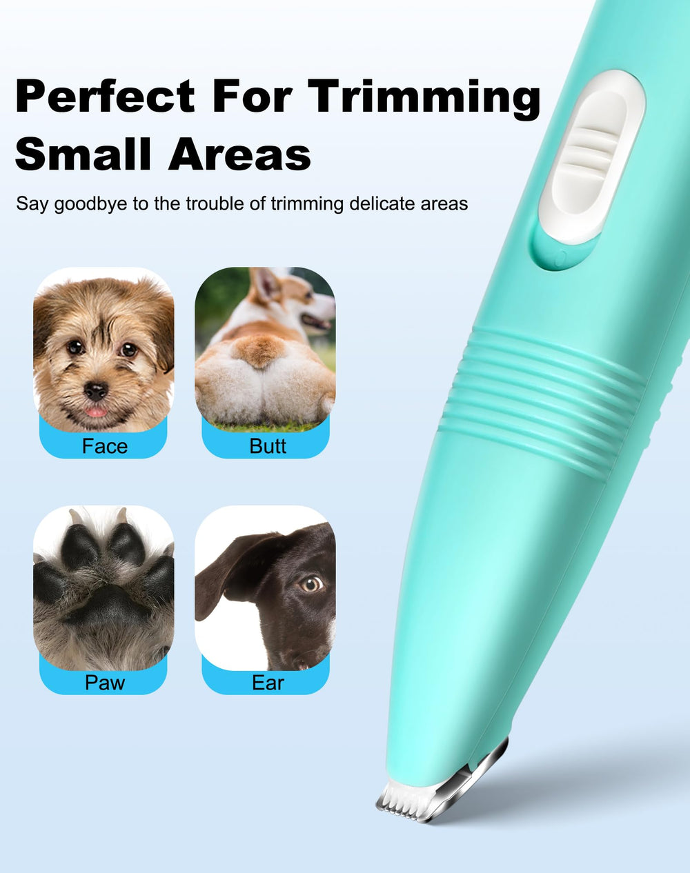 Lexflext low-noise dog clipper reduces stress during grooming