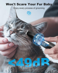 Lexflext nail grinder head demonstrates safe nail smoothing for cleaner paws.