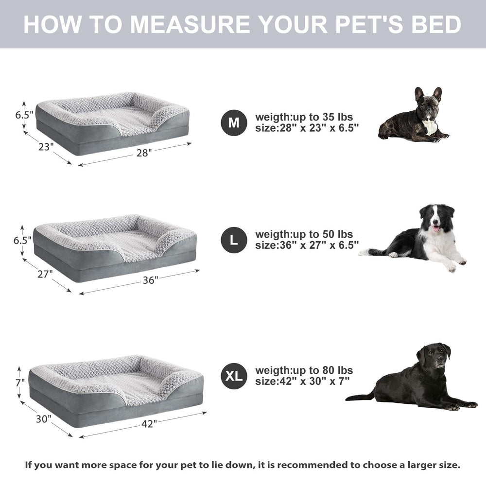 LEXTRO 36x27-dog-bed provides generous space for large dogs to stretch.