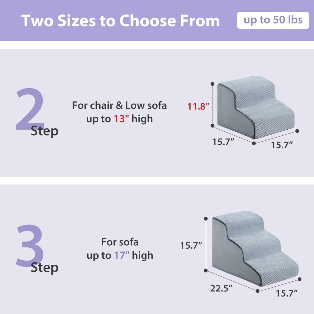 LEXTRO dog stairs vacuum-packed packaging expands easily without tools.