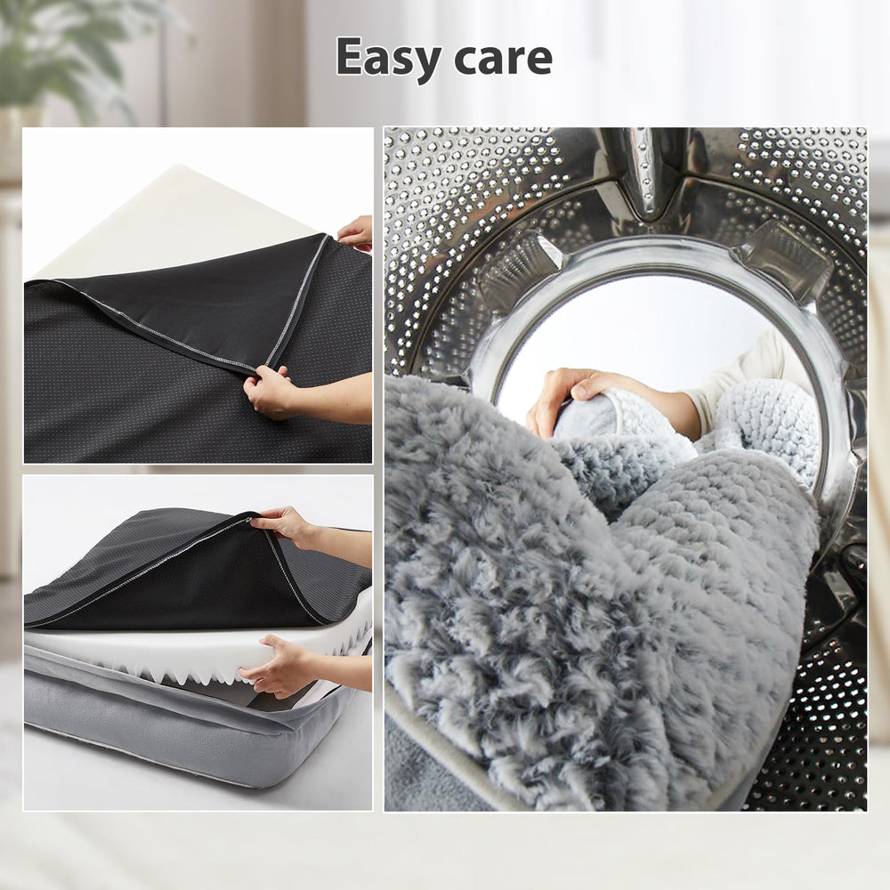 LEXTRO raised-edges-support offers comfortable head and neck positioning.