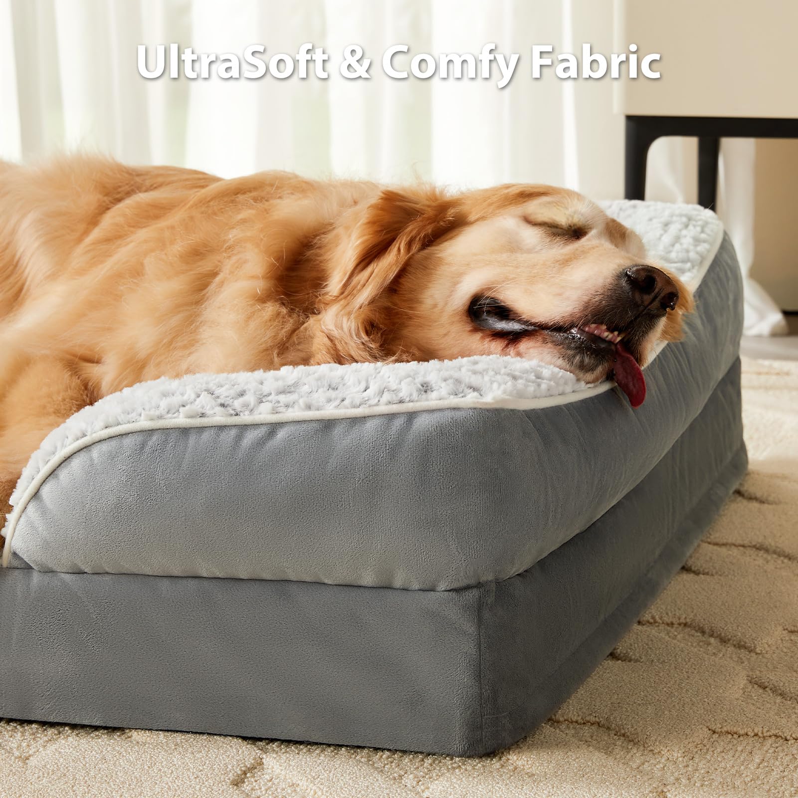 LEXTRO waterproof removable-cover keeps bed clean after muddy outings.