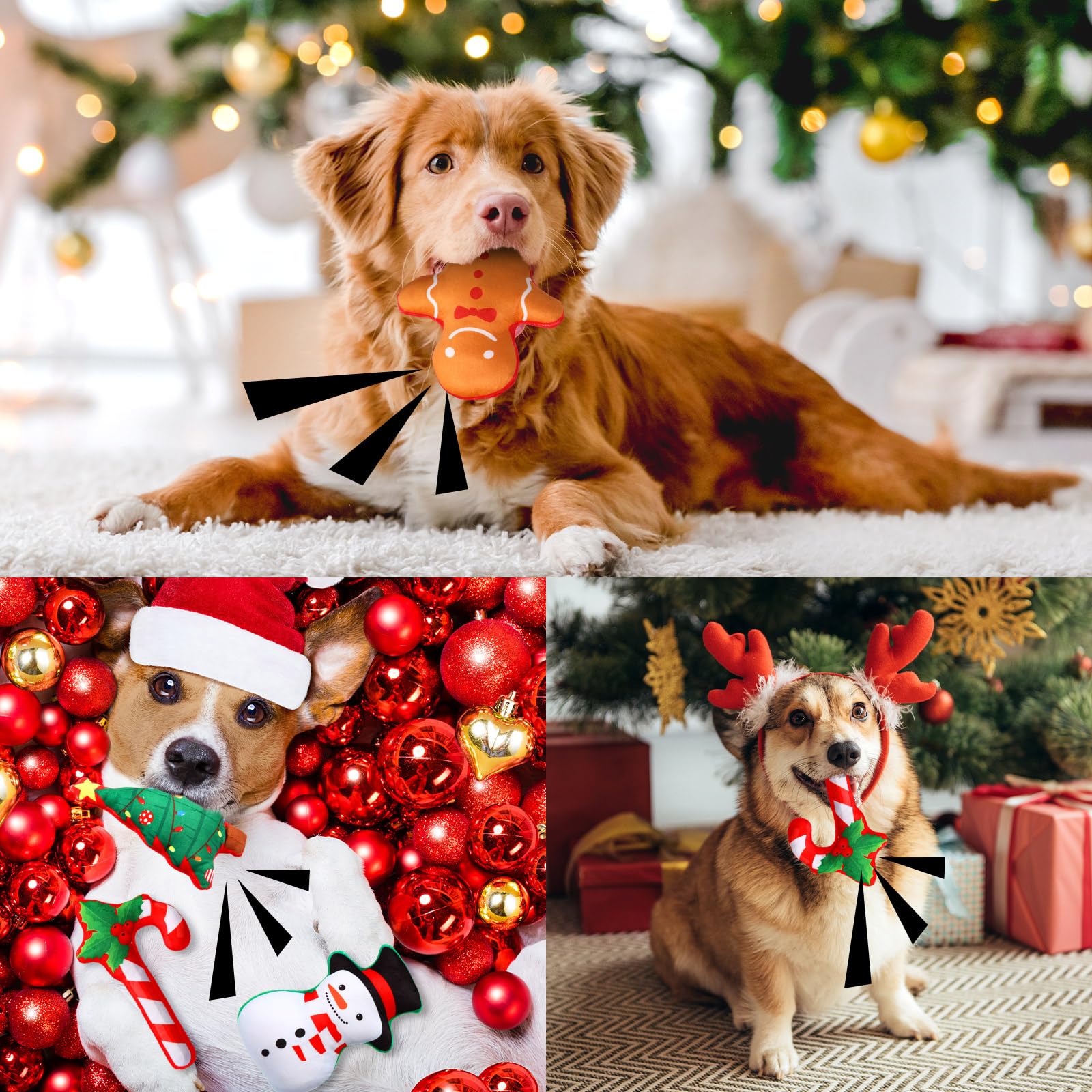 Leyndo Snowman squeaky toy inviting sniff-and-chew sessions