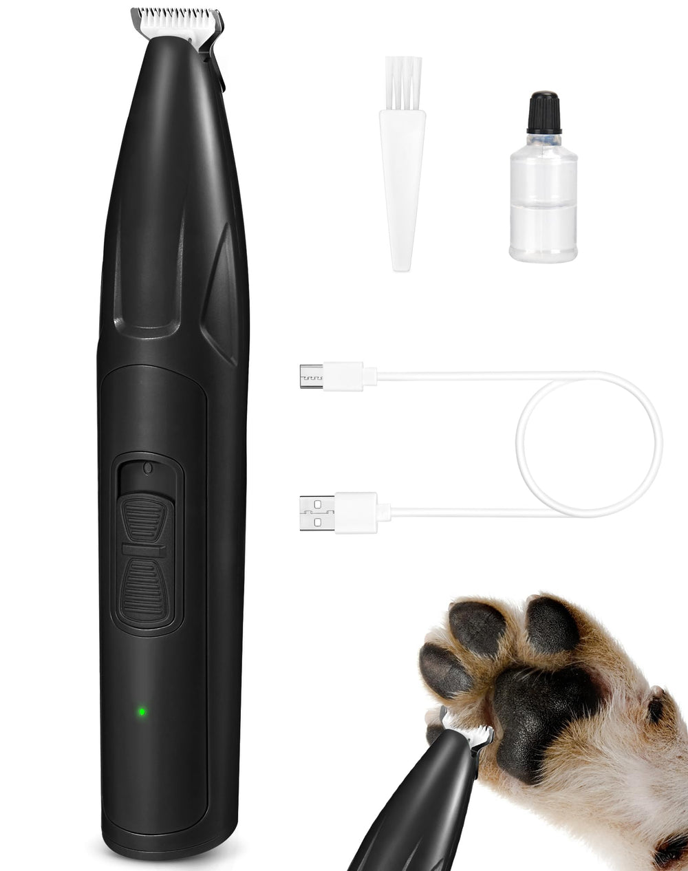 LEYOUFU dog clippers front view for gentle grooming