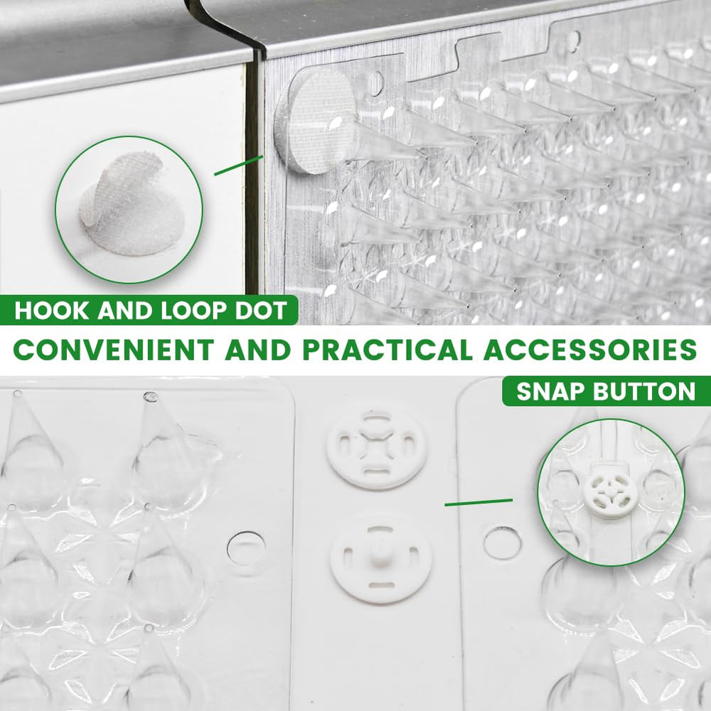 Ley's cat deterrent mat demonstrates detachable connectors for expanding coverage