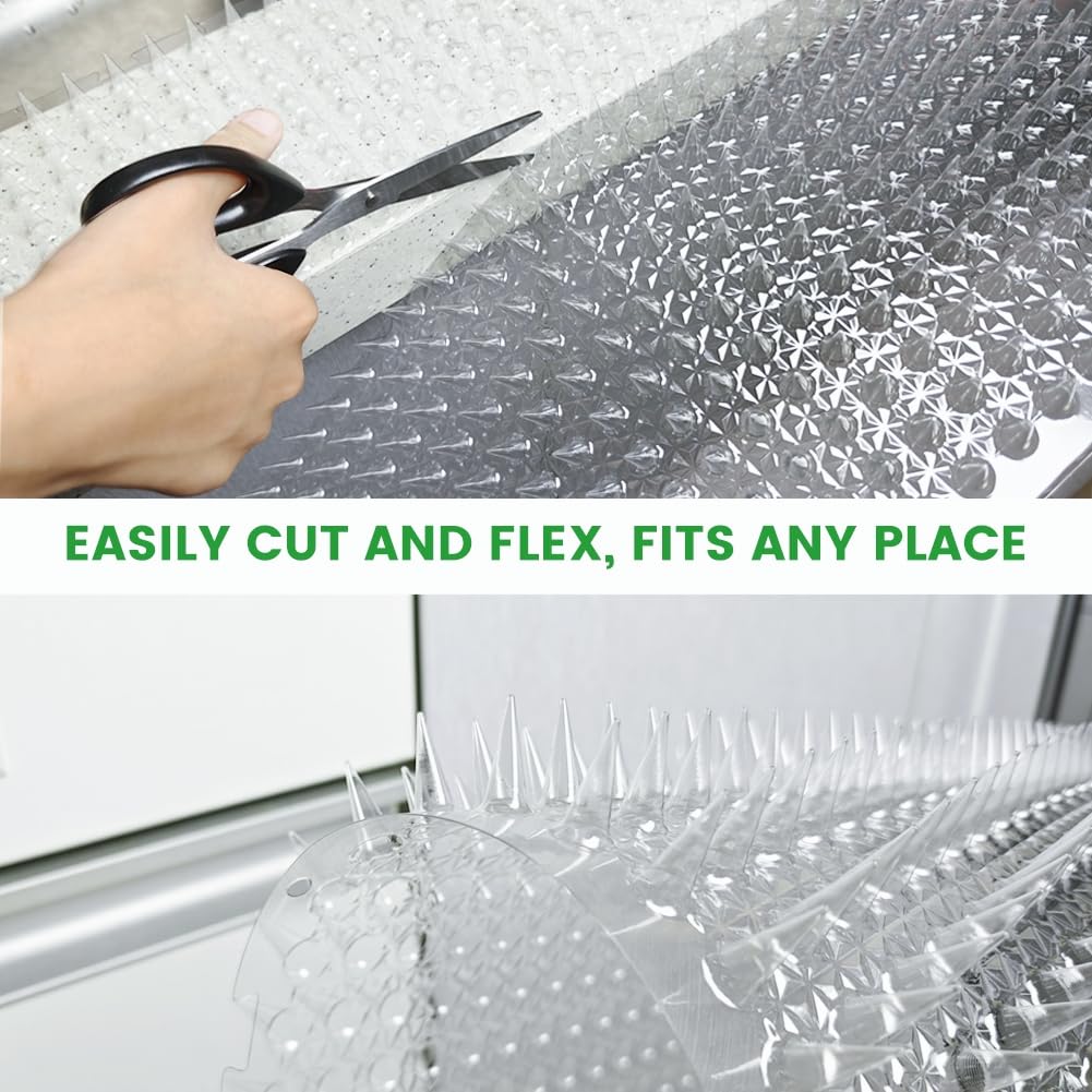 Ley's cat deterrent mat trim-to-fit design for a tailored space