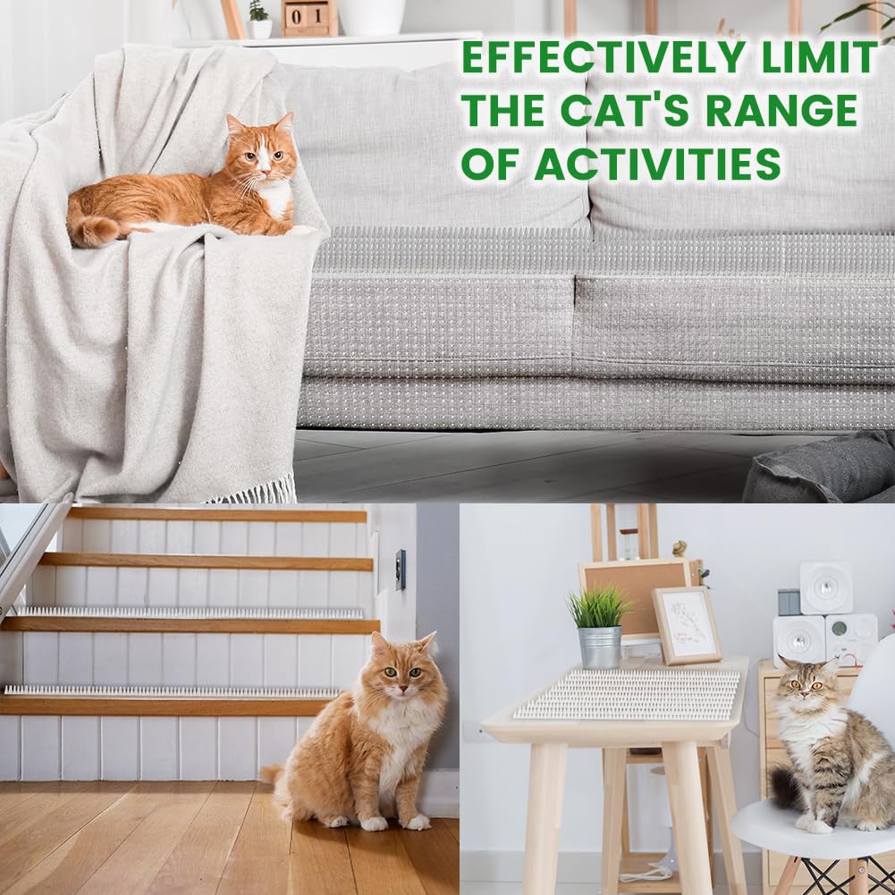 Ley's cat deterrent mat provides up to 25 sq ft coverage for gardens