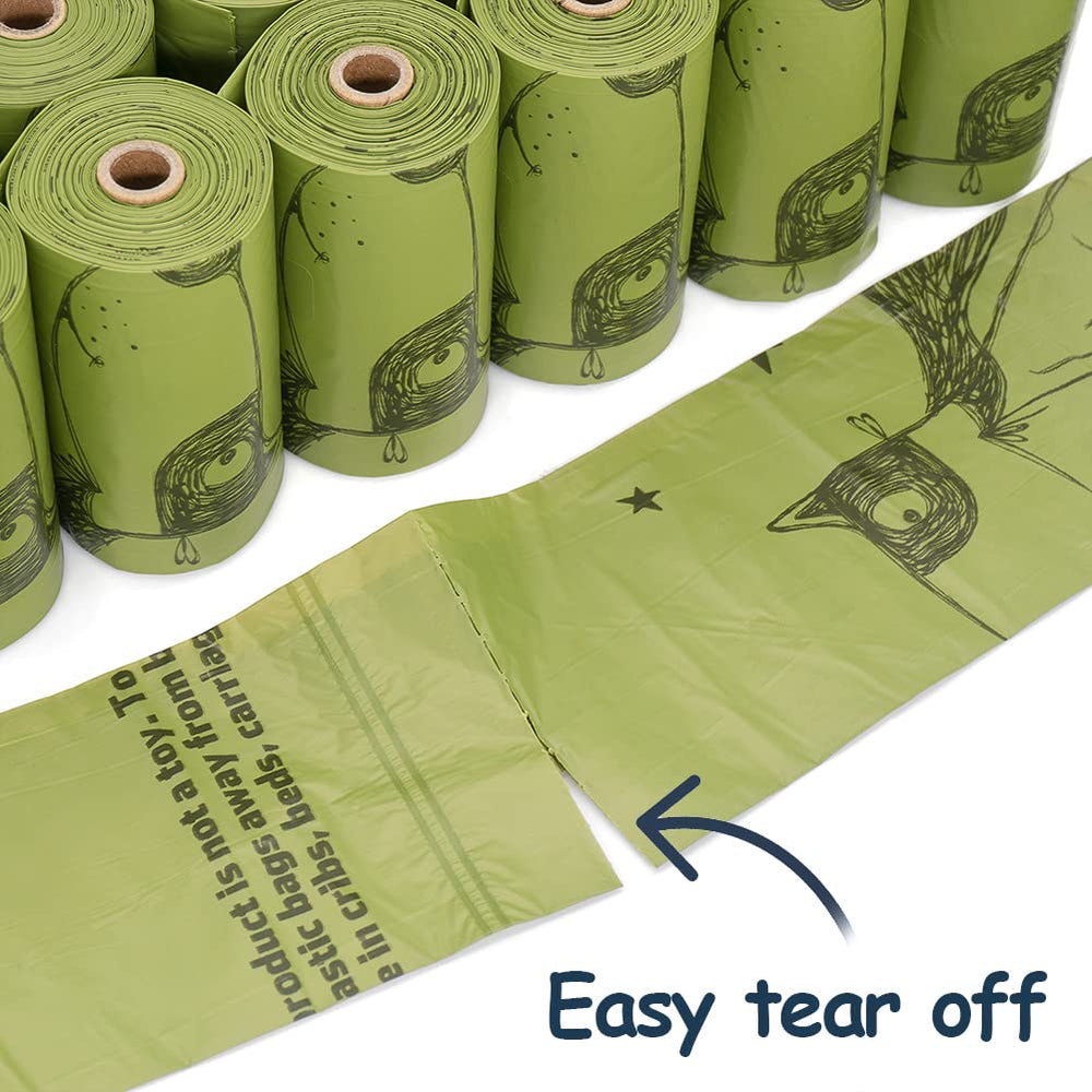 Lavender scented Ley's bags mask odors for a fresher walking experience.