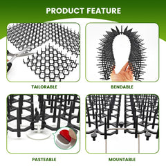 Ley's durable cat deterrent mat weather-proof surface resists outdoor conditions.