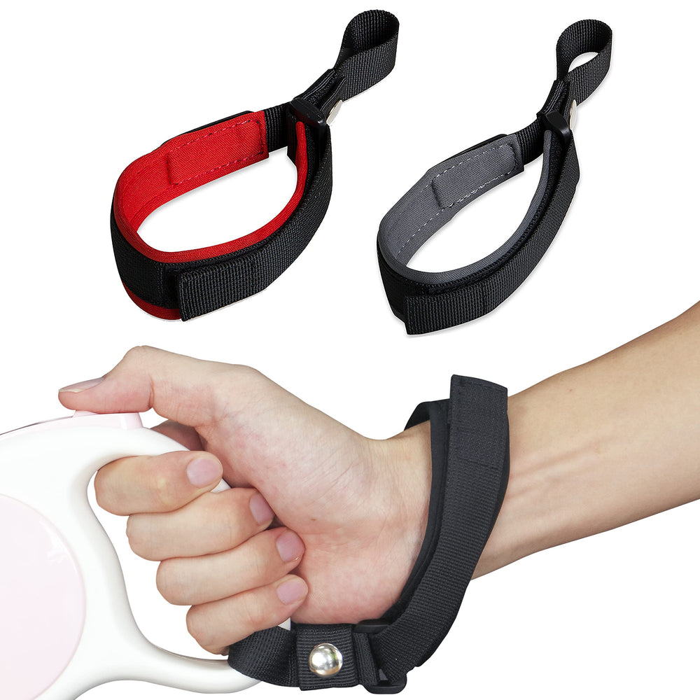 LFCXHTY hands-free wrist strap assembly aids secure leash connection for hands-free walks.