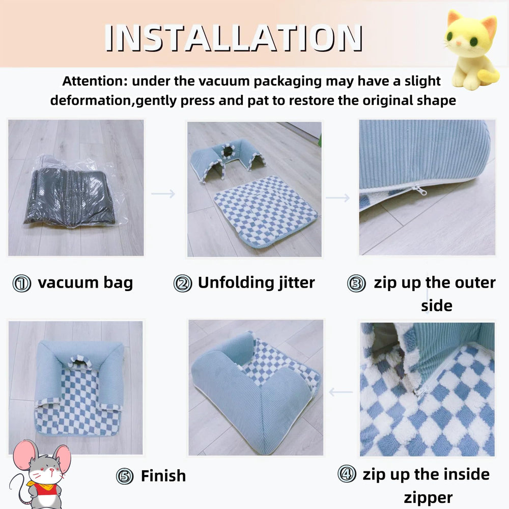 Lfokd Hideout with zipper for easy removal and cleaning.