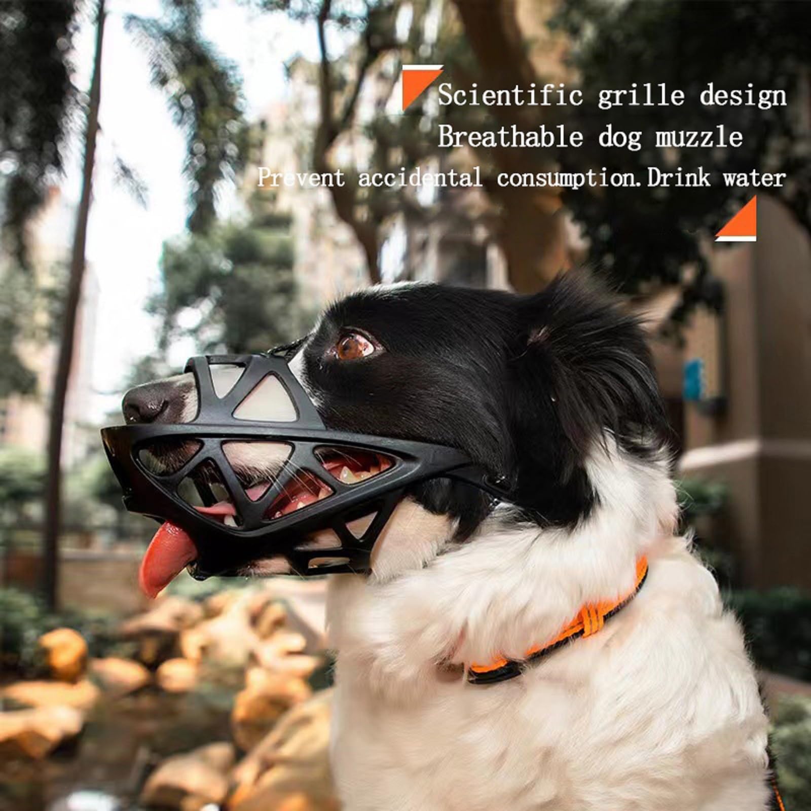 LH NTGR muzzle adjustable head and neck straps for secure fit