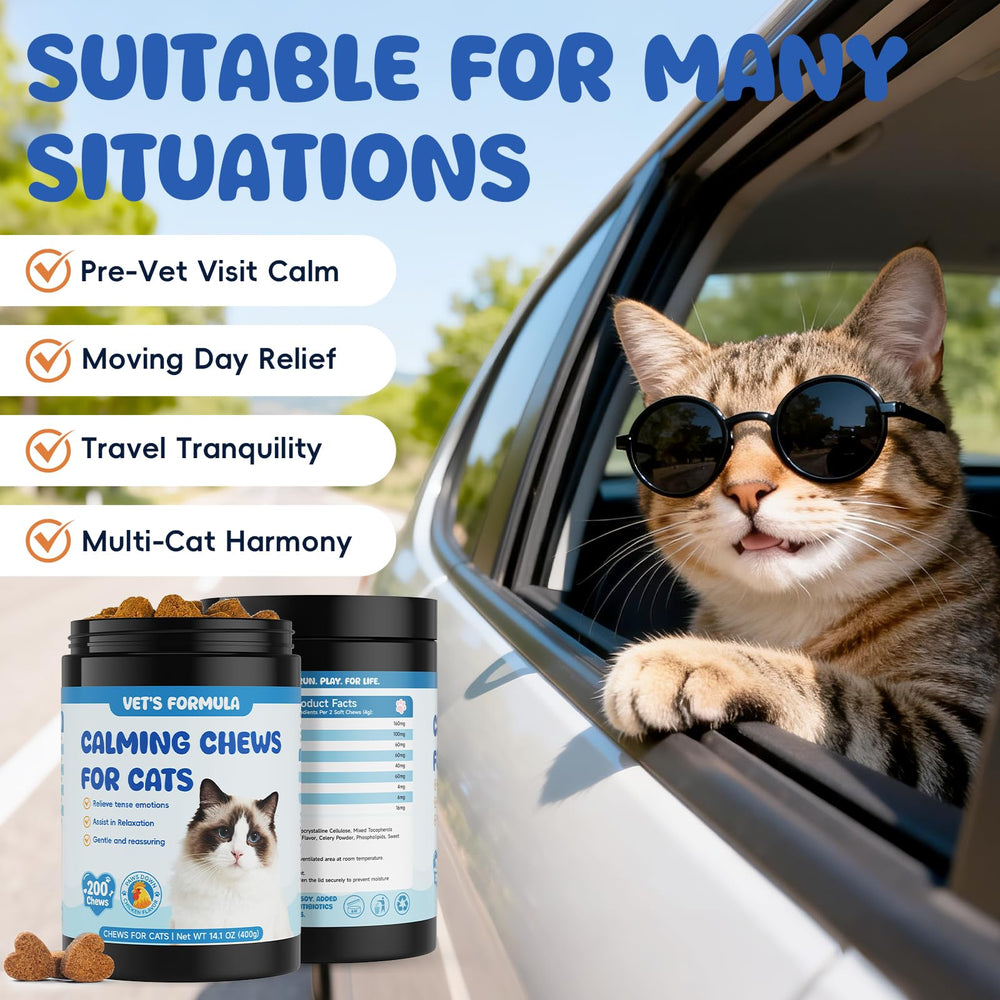 LHQR Calming Chews chicken-flavor, tasty calm-support treat for cats.