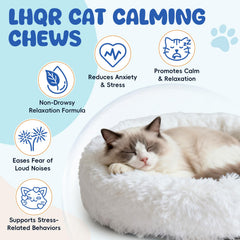 LHQR Calming Chews daily-use jar, simple to feed with meals.