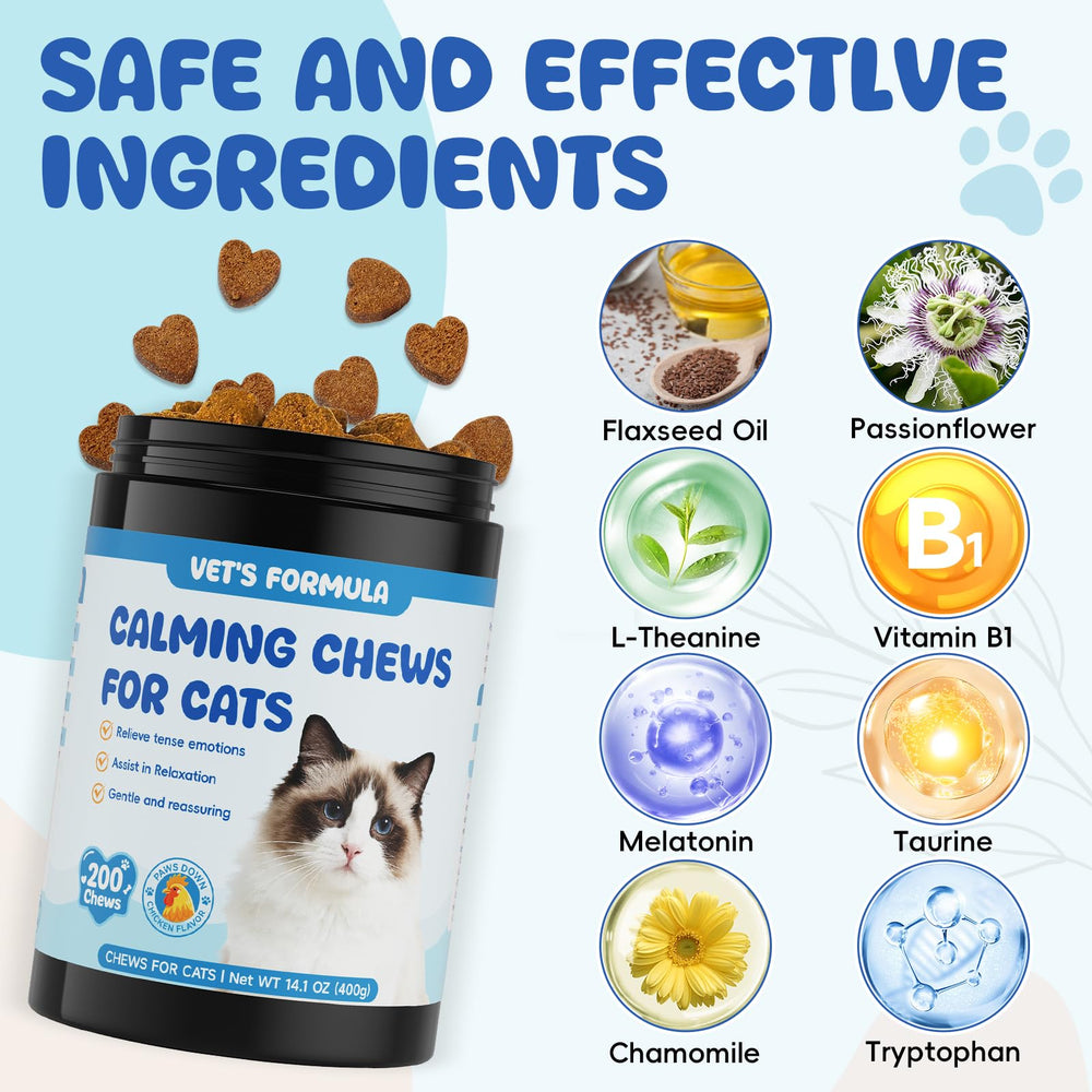 LHQR Calming Chews label and packaging, veterinary-quality assurance.