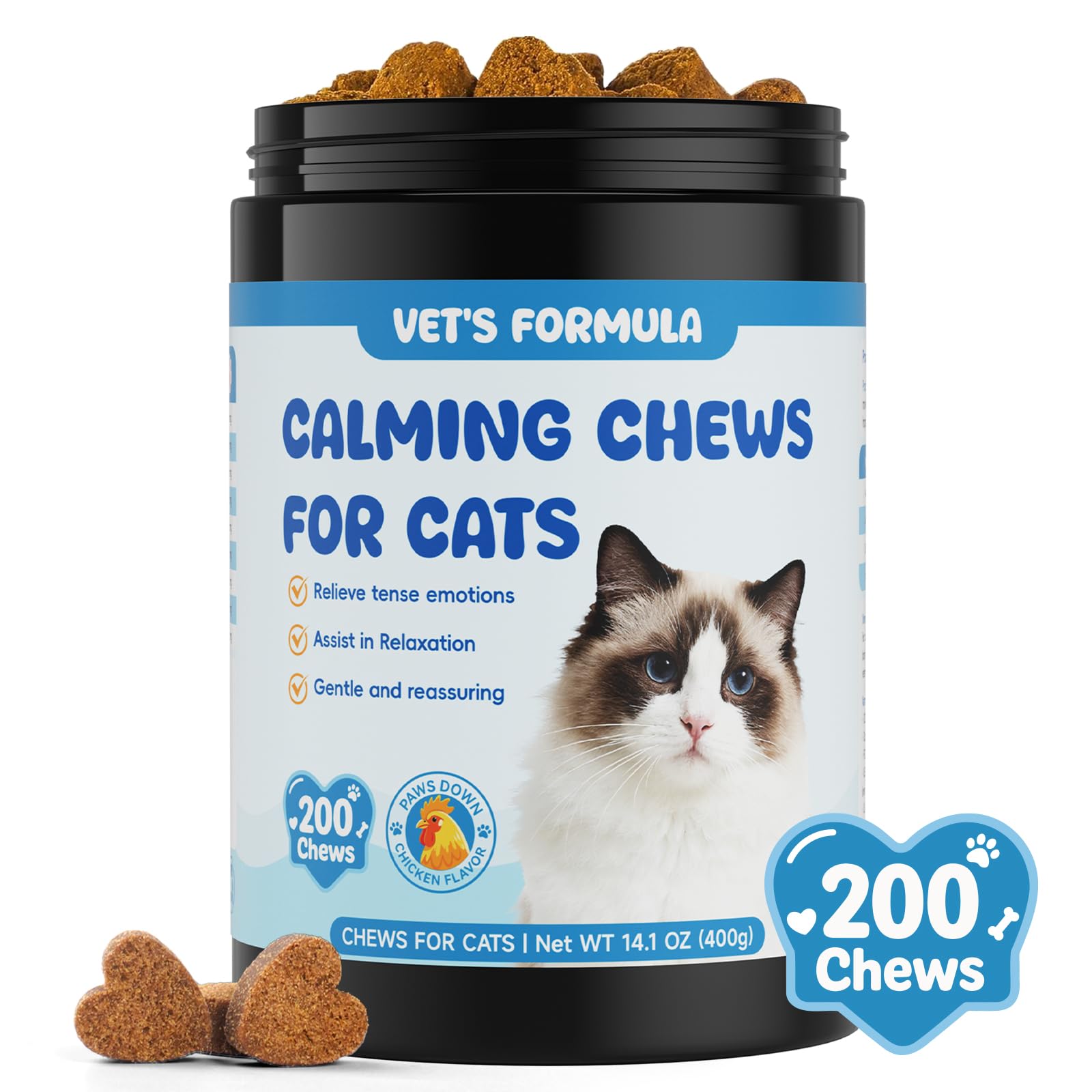 LHQR Calming Chews during travel or vet visits, a comforting companion.