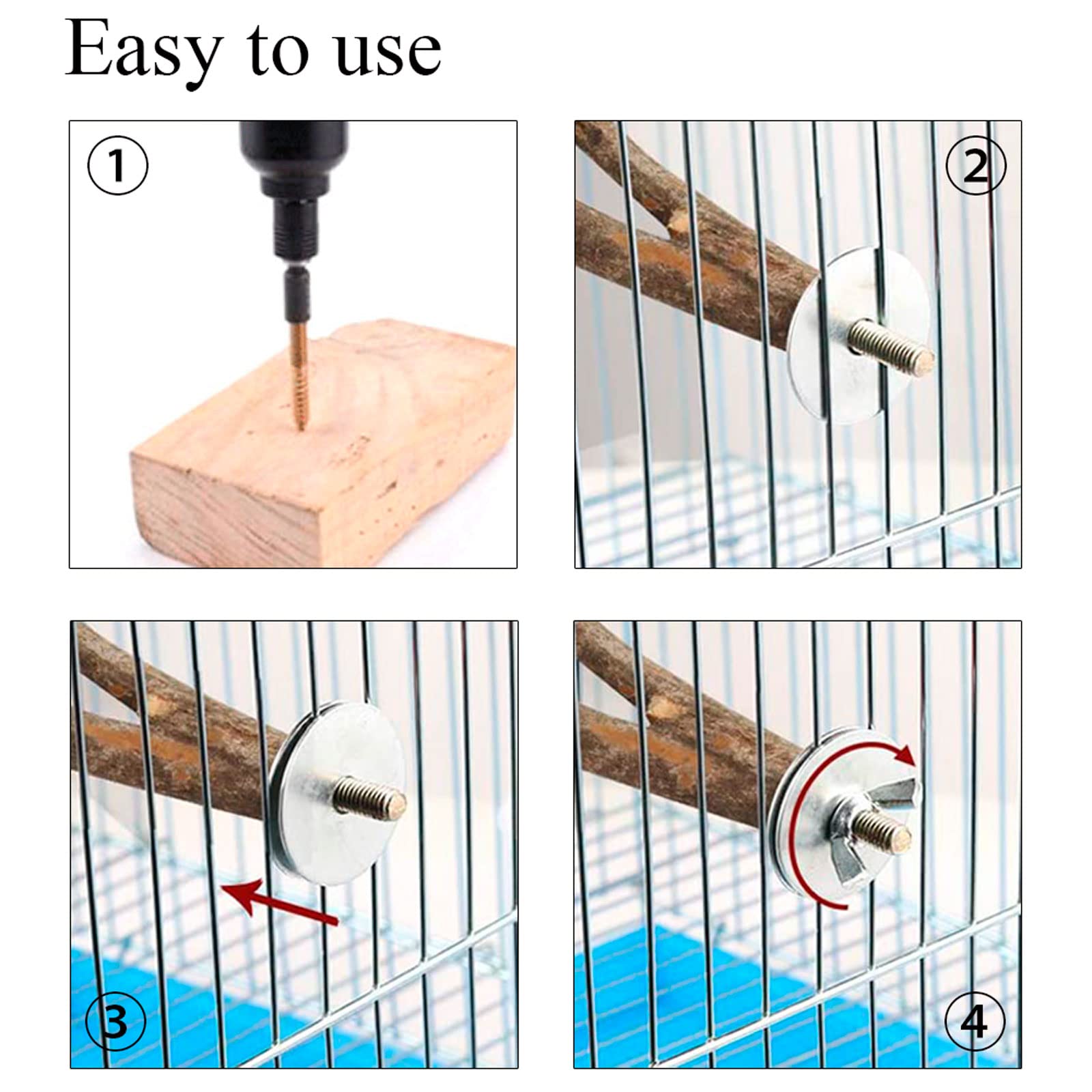 LhyBtm bird cage hardware drill tool aids fast DIY cage setups.
