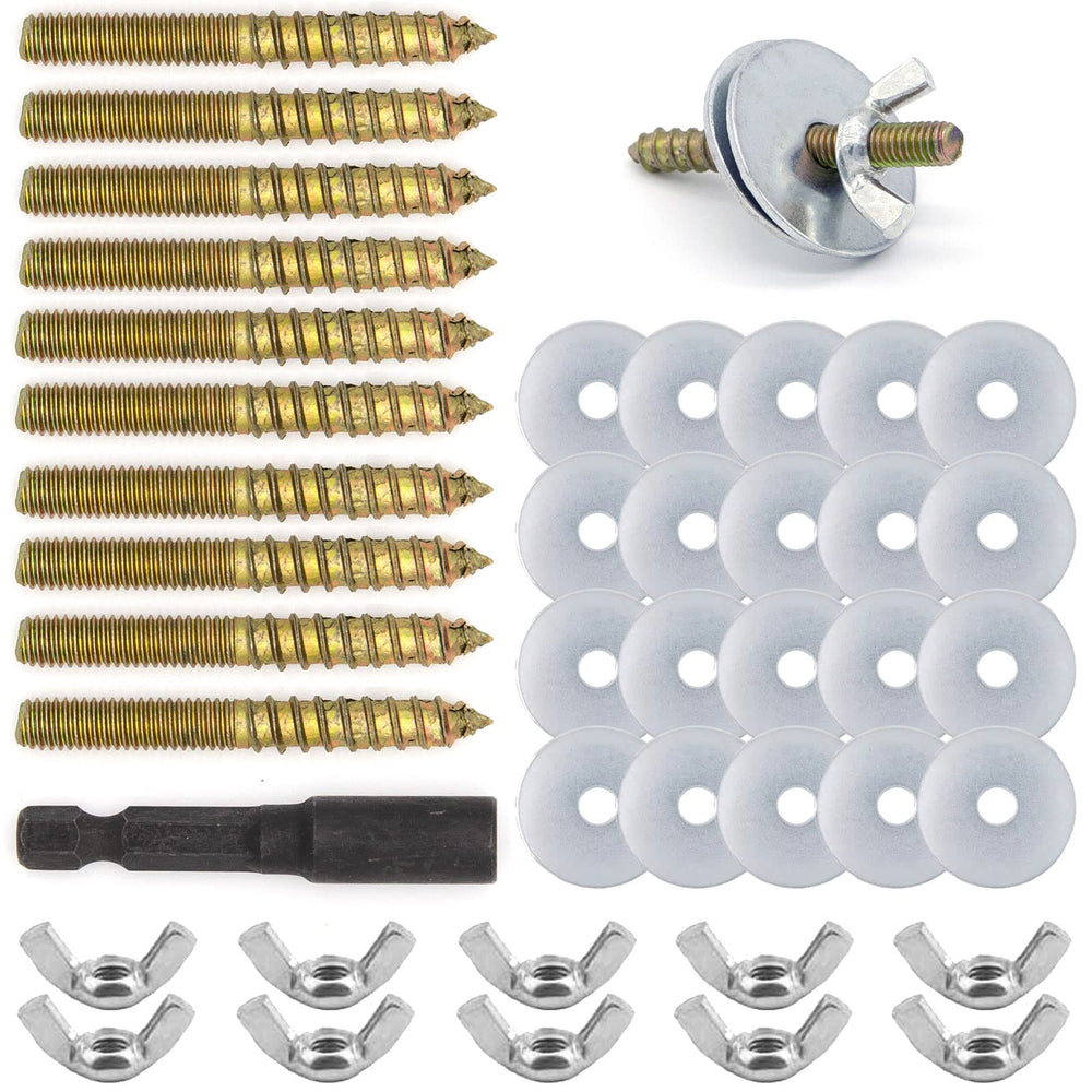 LhyBtm bird cage hardware screws for sturdy perch mounting and easy assembly.