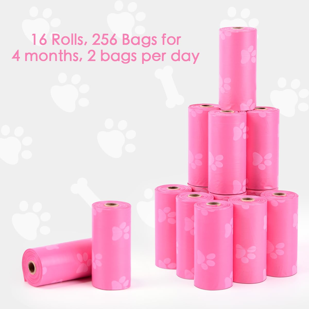 LIAYLILI poop bags holder included for convenient on-the-go waste pickup
