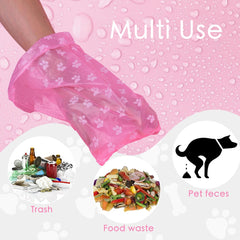 LIAYLILI poop bags thick and leak-proof protect hands during outdoor walks