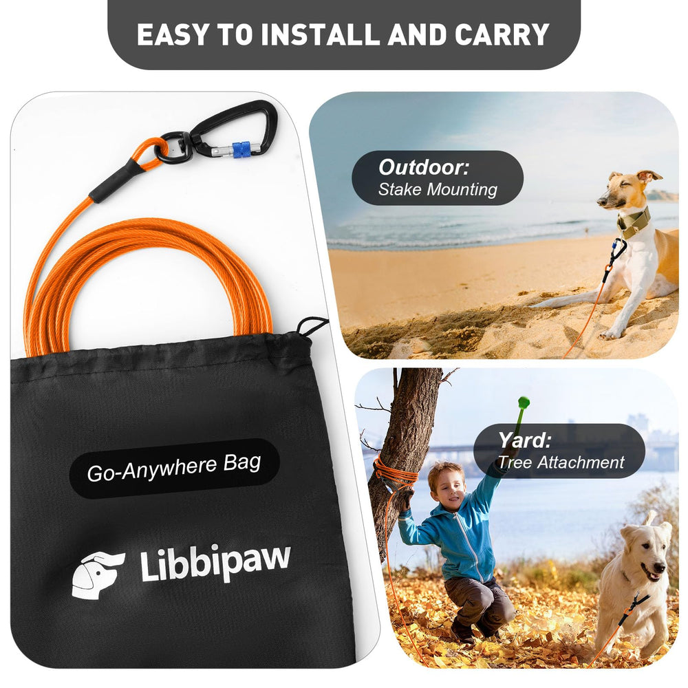 Libbipaw abrasion-sleeve reinforces protection against wear from rubbing and weather.