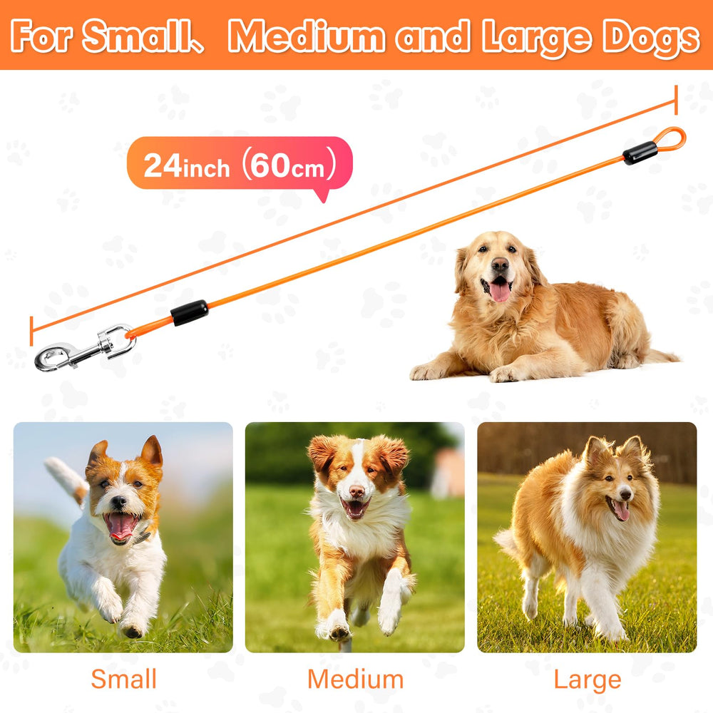 Libbipaw Chew Proof Leash Extender dual-dog setup enables easy two-pet walks